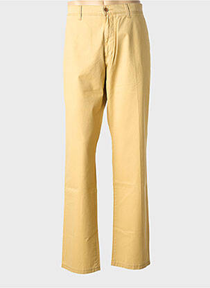 Pantalon chino stretch taille normale beige PIONIER homme