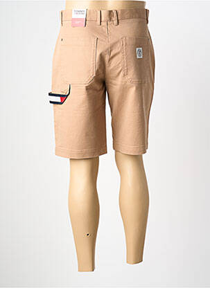 Bermuda stretch taille normale marron TOMMY HILFIGER homme
