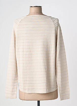 Pull coupe cintrée manches longues beige BETTY BARCLAY femme