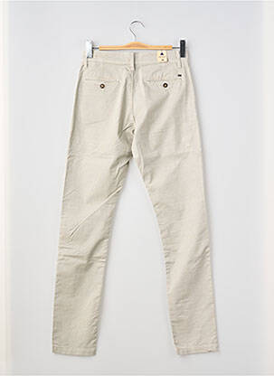 Pantalon chino stretch taille normale beige IMPAQT homme