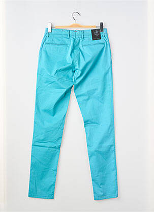 Pantalon chino stretch taille normale bleu LA CIBLE ROUGE homme