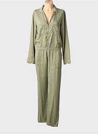 Combi-pantalon col v manches longues vert ATELIER BÔ..M femme