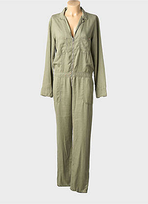 Combi-pantalon col v manches longues vert ATELIER BÔ..M femme