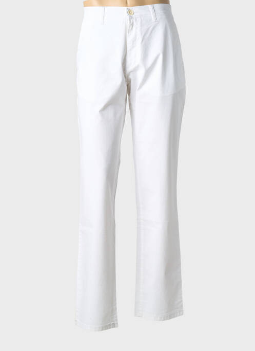 Pantalon chino stretch taille normale blanc PIONEER homme