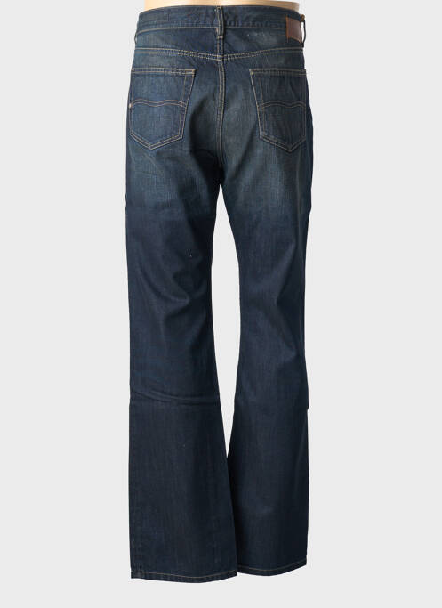 Jeans coupe droite fermeture zippée sous rabat boutonné taille normale bleu CHEFDEVILLE homme