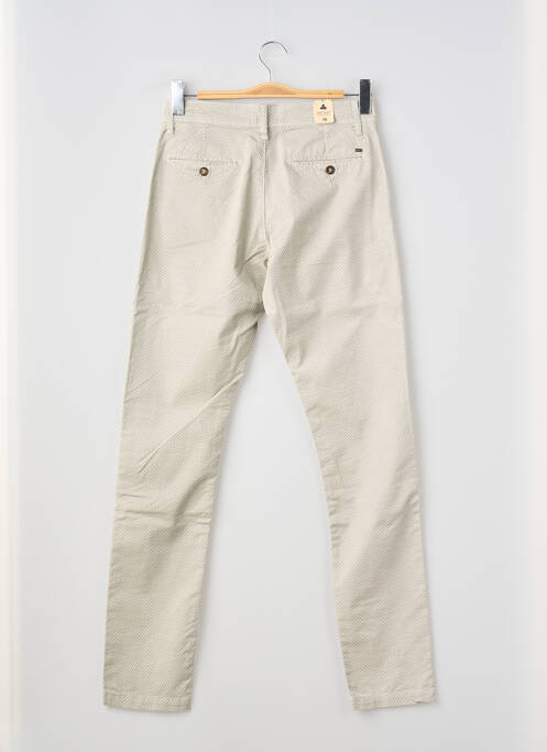 Pantalon chino stretch taille normale beige IMPAQT homme