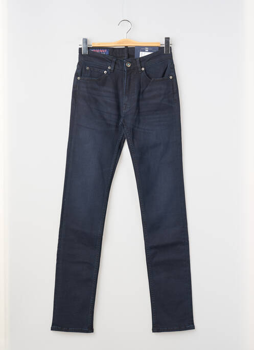 Jeans coupe slim stretch taille normale bleu SERGE BLANCO homme
