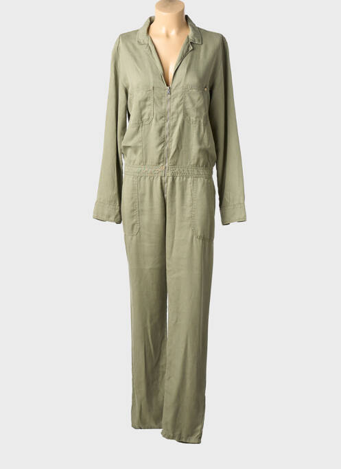 Combi-pantalon col v manches longues vert ATELIER BÔ..M femme
