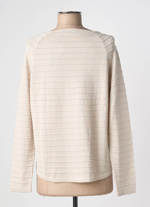 Pull coupe cintrée manches longues beige BETTY BARCLAY femme