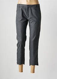 Pantalon 7/8 stretch taille normale gris BÔM femme