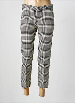 Pantalon 7/8 stretch taille normale noir BÔM femme
