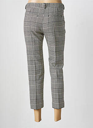 Pantalon 7/8 stretch taille normale noir BÔM femme