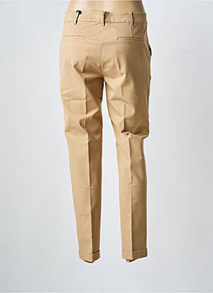 Pantalon chino tissage popeline taille normale marron PENNYBLACK femme
