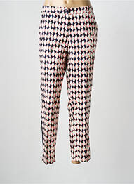 Pantalon chino tissage popeline taille normale bleu BETTY BARCLAY femme