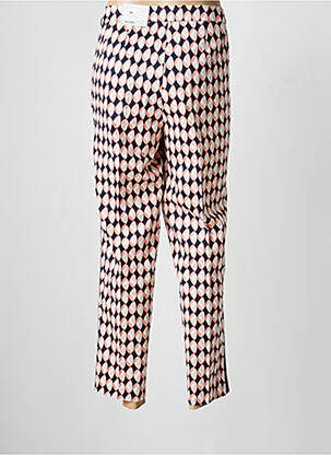 Pantalon chino tissage popeline taille normale bleu BETTY BARCLAY femme