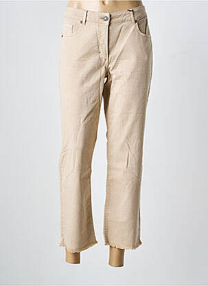 Pantalon 7/8 stretch taille normale beige BETTY BARCLAY femme