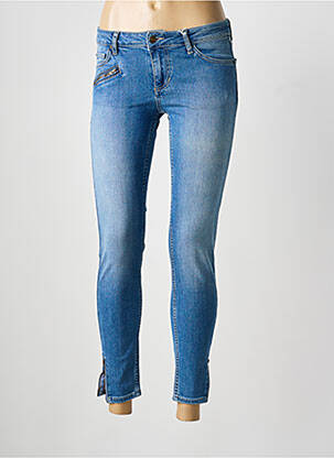 Jeans coupe slim stretch taille normale bleu PABLO femme
