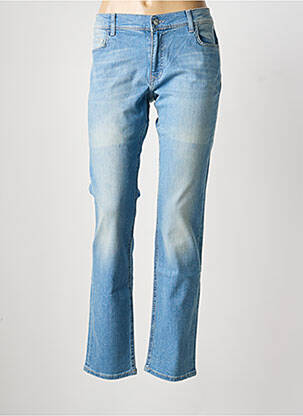 Jeans coupe droite stretch taille normale bleu PIONEER femme