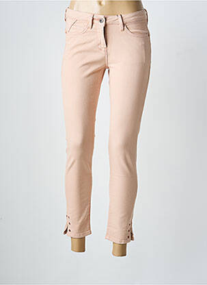 Pantalon 7/8 stretch taille basse rose SANDWICH femme