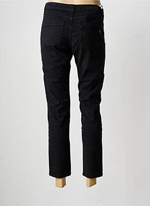 Pantalon 7/8 stretch taille normale noir ISLOW femme