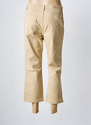 Pantalon 7/8 stretch taille normale beige ISLOW femme
