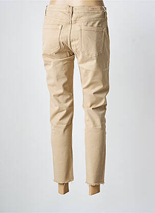 Pantalon 7/8 stretch taille normale beige ISLOW femme