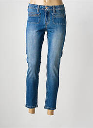 Jeans coupe slim stretch taille normale bleu ISLOW femme