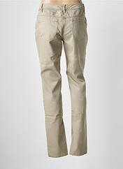 Pantalon droit beige SANDWICH femme seconde vue