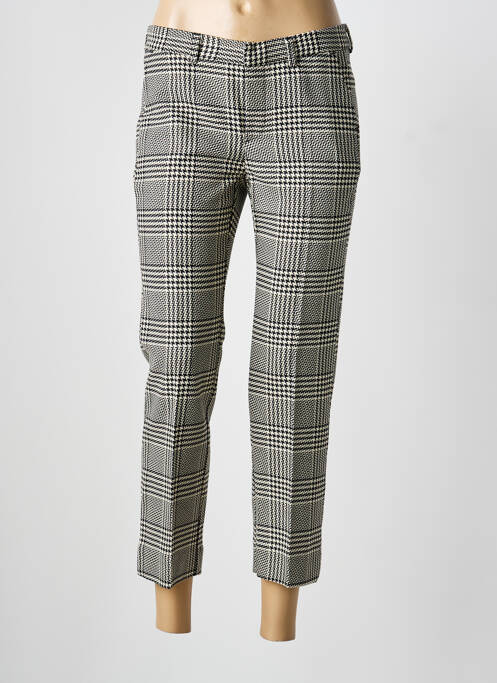 Pantalon 7/8 stretch taille normale noir BÔM femme
