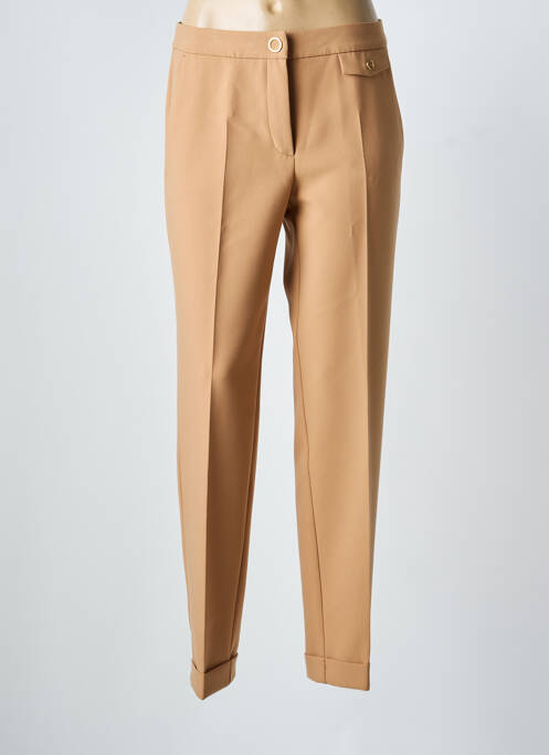 Pantalon droit stretch taille normale marron BETTY BARCLAY femme