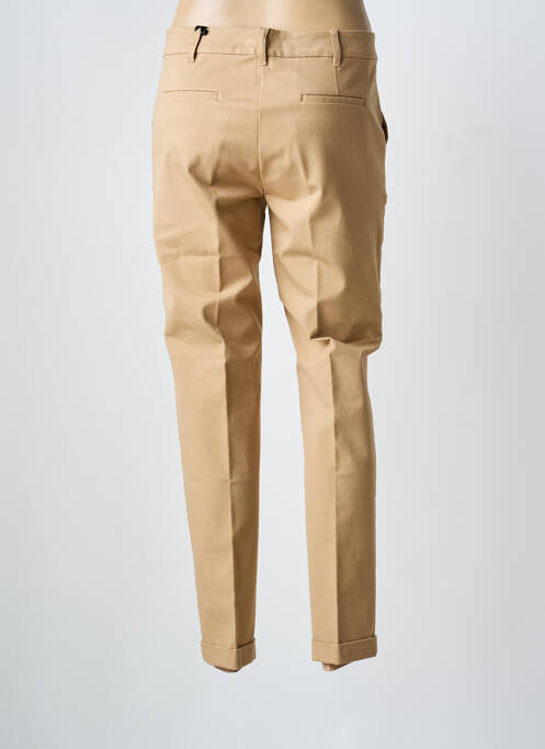 Pantalon chino tissage popeline taille normale marron PENNYBLACK femme