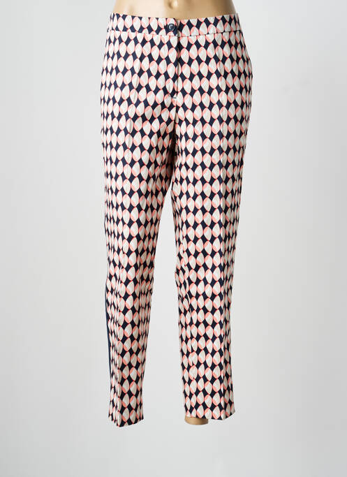 Pantalon chino tissage popeline taille normale bleu BETTY BARCLAY femme