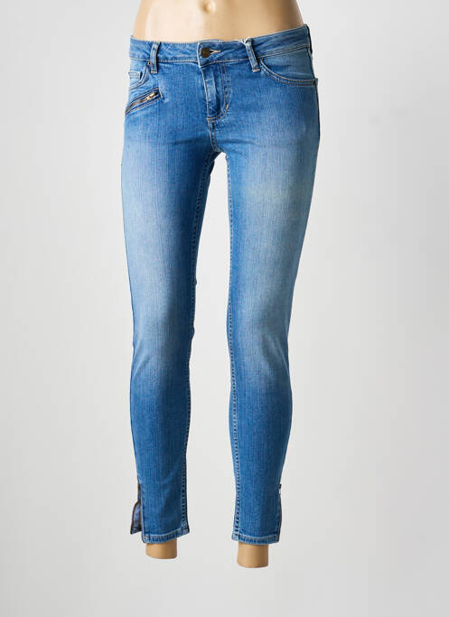 Jeans coupe slim stretch taille normale bleu PABLO femme