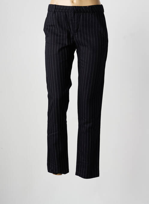 Pantalon chino taille basse taille basse noir BÔ-M femme