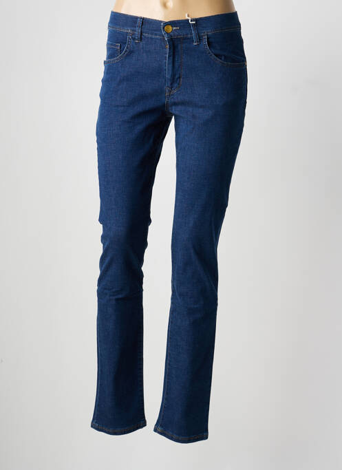Jeans coupe slim stretch taille normale bleu PIONEER femme