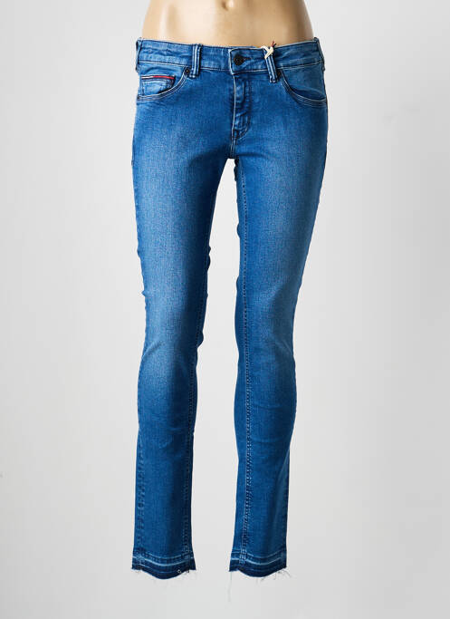 Jeans coupe slim stretch taille normale bleu TOMMY HILFIGER femme