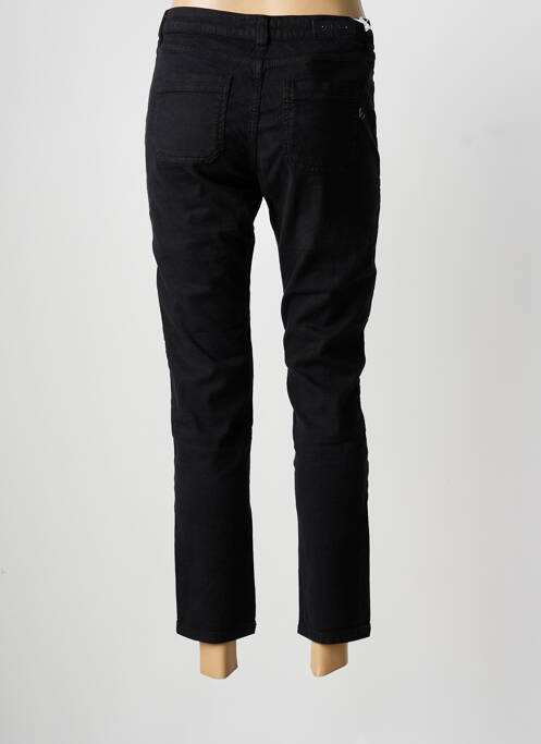 Pantalon 7/8 stretch taille normale noir ISLOW femme