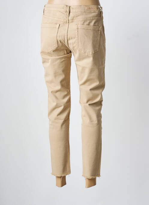 Pantalon 7/8 stretch taille normale beige ISLOW femme