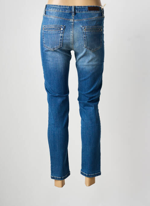 Jeans coupe slim stretch taille normale bleu ISLOW femme