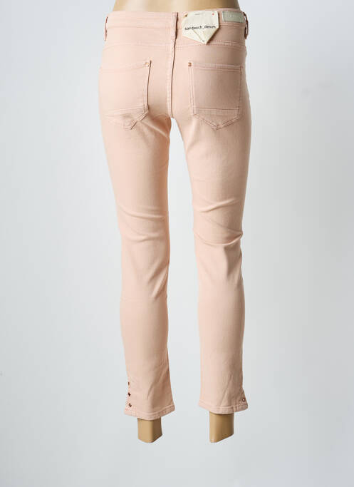 Pantalon 7/8 rose SANDWICH femme