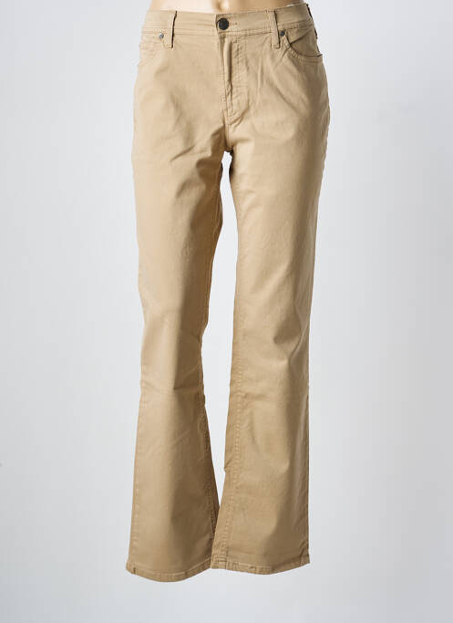 Pantalon droit beige CIMARRON femme