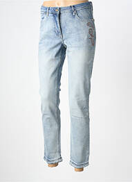 Jeans coupe droite stretch taille normale bleu BETTY BARCLAY femme