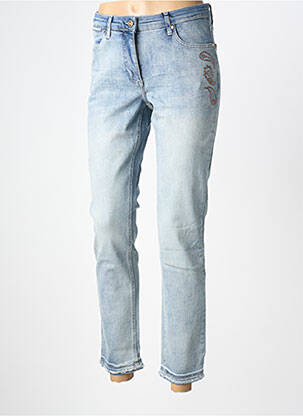 Jeans coupe droite stretch taille normale bleu BETTY BARCLAY femme