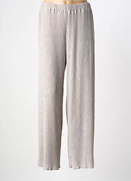 Pantalon large coupe fluide taille normale gris MARIA BELLENTANI femme