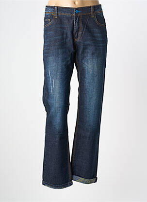 Jeans coupe droite stretch taille normale bleu PIONEER femme
