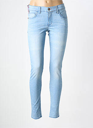 Jeans coupe slim stretch taille normale bleu PIONEER femme