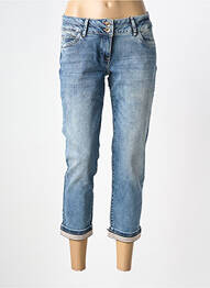 Pantacourt stretch taille normale bleu BETTY BARCLAY femme