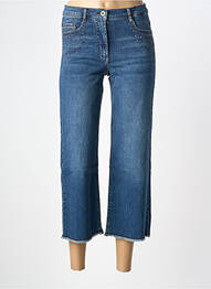 Pantacourt coupe droite taille normale bleu BETTY BARCLAY femme