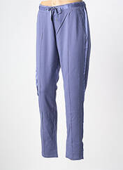 Pantalon droit violet SANDWICH femme seconde vue