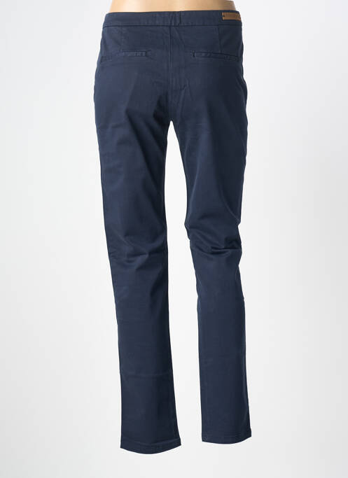 Pantalon chino tissage popeline taille normale bleu HARRIS WILSON femme